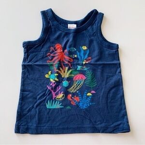 Hanna Andersson Girl Printed Tank Top 5T or 6-7 years or 8 years